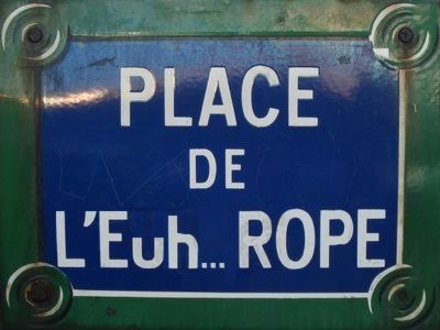 Place de l'Euh… rope